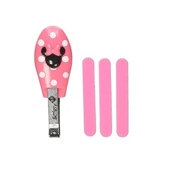 SAFETY 1ST MINNIE MOUSE BRUSH, COMB, NAIL CLIPPERS & FILES 6-PIECE BABY HYGIENE - Picture 15 of 16
